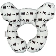 Akcesoria do fotelików - Poduszka samochodowa dla dziecka CZARNE WZORKI - miniaturka - grafika 1