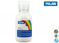 Przybory szkolne - MILAN Farba tempera 125 ml biała - miniaturka - grafika 1