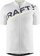 Koszulki rowerowe - Craft Core Endur Logo Jersey Men, biały/szary XXL 2022 Koszulki kolarskie - miniaturka - grafika 1