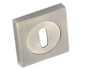 Szyldy i rozety - Kuchinox Rozeta kwadratowa POD KLUCZ PATYNA LK3 401S - miniaturka - grafika 1