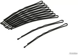 WSUWKI DO WŁOSÓW CZARNE 10 SZT. kolor czarny eleganckie do włosów klasyczne hair cuff (ak842) - Ozdoby do włosów - miniaturka - grafika 1