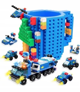 Kubek Klockowy Kreatywny + Klocki Zestaw Klocków Na Prezent Pojemność 350ml - Klocki Kubek Klockowy Kreatywny + Klocki Zestaw Klocków Na Prezent Pojemność 350ml - Klocki - miniaturka - grafika 1