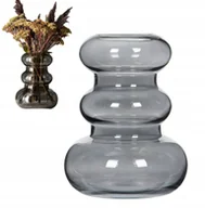 Wazony i flakony - WAZON WYSOKI NA KWIATY bukiet gałęzie szklany przezroczysty skandynawski - miniaturka - grafika 1