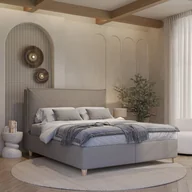 Łóżka - Łóżko Mono kontynentalne 200x200 cm, Grupa 1, Pojemnik: Tak ramowe/kontynentalne, tapicerowane, z pojemnikiem TAK/NIE - miniaturka - grafika 1