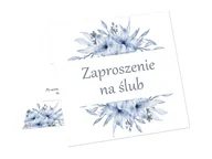 Kartki okolicznościowe i zaproszenia - Zaproszenie na ślub z kopertą - 6 szt. - miniaturka - grafika 1