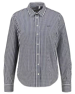 Koszulki i topy damskie - GANT Damska koszulka REG POPLIN Gingham, klasyczna koszula, Classic Blue, standardowa, niebieski (Classic Blue), 42 - grafika 1