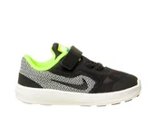Buty dla dziewczynek - Buty dziecięce Nike 819415004 REVOLUTION 3 (TDV) Czarne - miniaturka - grafika 1