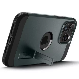 Etui Spigen Tough Armor MagSafe z podstawką na iPhone 15 Pro - zielone - Etui i futerały do telefonów - miniaturka - grafika 1