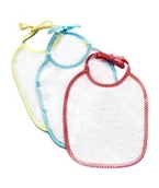 Śliniaki i fartuszki - Poupy Poupy, Śliniak bawełniany, Frotte, 0m+, 3 szt. - miniaturka - grafika 1