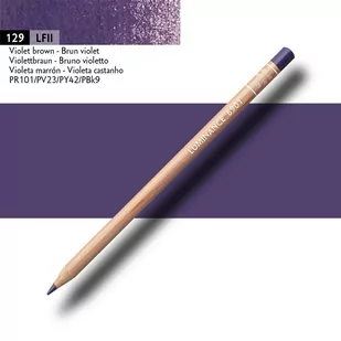 Kredka Caran D`Ache Nr.129 Violet Brown  Luminance 6901 - Kredki, ołówki, pastele i pisaki - miniaturka - grafika 1