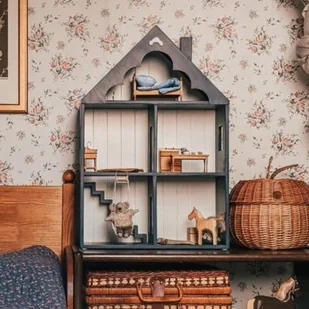 Domek dla myszek i lalek granatowy - Zabawki kreatywne - miniaturka - grafika 1