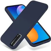 Etui i futerały do telefonów - ETUI SILICONE CASE HUAWEI P SMART 2021 GRANATOWY - miniaturka - grafika 1