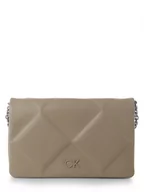 Torebki damskie - Calvin Klein - Damska torebka na ramię, beżowy - miniaturka - grafika 1