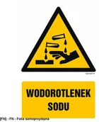 Tablice BHP - TD Systems GF061 - Wodorotlenek sodu 100x150 - miniaturka - grafika 1