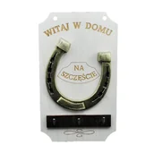 Szafki na klucze - Wieszak z podkową na szczęście. - miniaturka - grafika 1