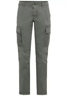 Camel Active Męskie Spodnie Cargo O Regularnym Kroju, Ciemnozielony, 36W / 32L - Spodenki męskie - miniaturka - grafika 1