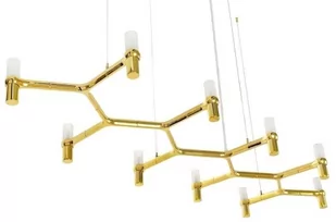 KingHome Lampa wisząca ATOMIC LONG złota DW-d1005-10C.GOLD - Lampy sufitowe - miniaturka - grafika 1