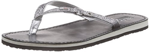 Hilfiger Denim S1385ea damskie japonki 15 g, srebrny - srebrny Dark Silver 041-37 eu