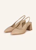 Czółenka - Aldo Czółenka Z Odkrytą Piętą Uliana beige - miniaturka - grafika 1