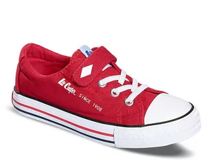 Buty dziecięce Lee Cooper Smart Step Czerwone (LCW-22-44-0803K) - Buty dla dziewczynek - miniaturka - grafika 1