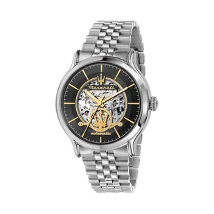 Zegarek Zegarek Maserati R8823118015 Srebrny - Zegarki męskie - miniaturka - grafika 1