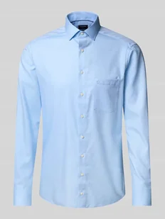 Koszula biznesowa o kroju Super Slim Fit z kołnierzykiem typu kent - Koszule męskie - miniaturka - grafika 1