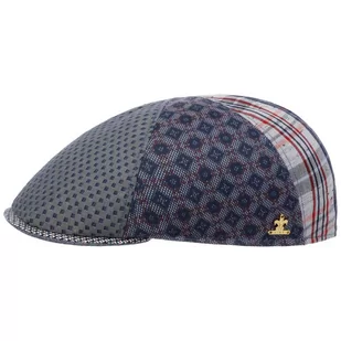 Kaszkiet Mervell Patchwork by Lierys Gold, niebieski, M (56-57 cm) - Czapki męskie - miniaturka - grafika 1