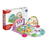 Maty edukacyjne - Mata edukacyjna z pianinkiem Huanger HE0604 Huanger - miniaturka - grafika 1