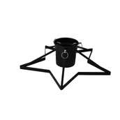 Stojaki choinkowe - Stojak na choinkę gwiazda 49 x 14,5 cm czarny - miniaturka - grafika 1