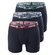 Majtki męskie - Męskie Bokserki NIKE TRUNK 3PK 0000KE1008L50 – Czarny - miniaturka - grafika 1