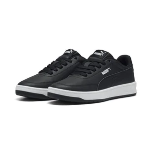 Młodzieżowe sneakersy Court Classic Clean PUMA Black - Odzież sportowa dziecięca - miniaturka - grafika 1