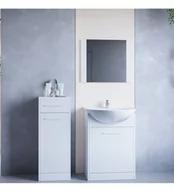 Meble łazienkowe - Łazienka NICO MINI biały laminat - miniaturka - grafika 1