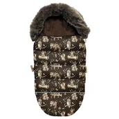 Śpiworki dla dzieci - Śpiworek zimowy do wózka Happy Bear Dark, BabySteps - miniaturka - grafika 1