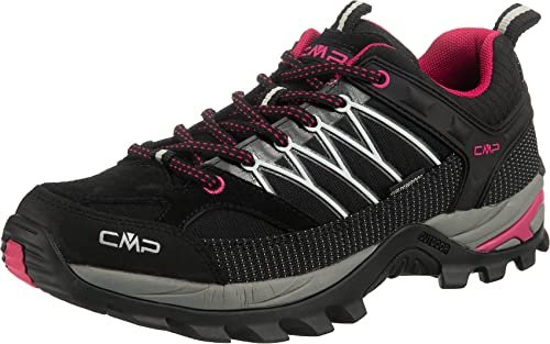 CMP Rigel Low Wmn Shoe Wp półbuty trekkingowe damskie, Czarny Nero Glacier, 37 EU