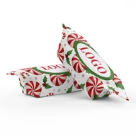 Cukierki - Krówki reklamowe świąteczne z logo – na paczki świąteczne 1 kg - miniaturka - grafika 1