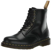 Kozaki damskie - Dr. Martens Damskie wegańskie 1460 klasyczne kozaki, czarny norfolk mieszkanie, 37 eu - miniaturka - grafika 1