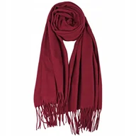 Apaszki i szaliki damskie - elegancki damski SZAL miękki jak kaszmir SZALIK GŁADKI KLASYCZNY 200x66cm - miniaturka - grafika 1