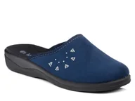Kapcie damskie - Kapcie damskie granatowe Inblu CU-9H pantofle domowe zakryte palce-39 - miniaturka - grafika 1