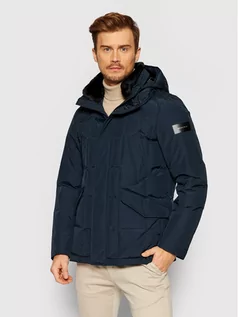 Kurtki męskie - Blizzard Woolrich Kurtka zimowa CFWOOU0490MRUT0001 Granatowy Regular Fit - grafika 1