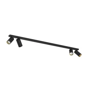 Nowodvorski Lampa punktowa listwa natynkowa MONO IV dł. 118cm GU10 czarny złoty 7768 - Lampy sufitowe - miniaturka - grafika 1