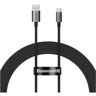 Kable - Kabel USB do USB-C Baseus Superior 100W 2m (czarny) - miniaturka - grafika 1