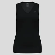 Koszulki sportowe damskie - Koszulka sportowa damska Odlo BL TOP v-neck singlet ACTIVE F-DRY LIGHT - miniaturka - grafika 1