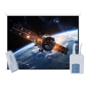 Ekrany projekcyjne - ART ELECTRIC SCREEN 70inch 107x142cm with EA-70 remote control 4:3 - miniaturka - grafika 1