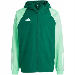 Kurtka męska adidas Tiro 23 Competition All Weather zielona IC4570 S - Kurtki męskie - miniaturka - grafika 1