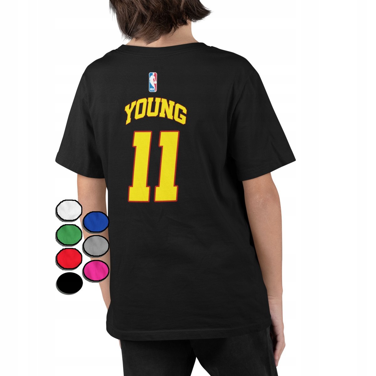 Koszulka Dziecięca Z Nadrukiem Z Tyłu Koszykówka Dla Fana Nba - L 146