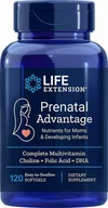 Witaminy i minerały - Prenatal Advantage dla kobiet w ciąży 120 kapsułek Life Extension - miniaturka - grafika 1