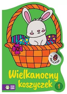 Zielona Sowa Wielkanocne kolorowanki. Wielkanocny koszyczek 1 praca zbiorowa - Kolorowanki, wyklejanki - miniaturka - grafika 1