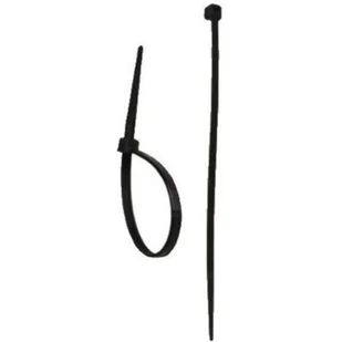 DEDRA Opaski zaciskowe 11C48301 4.8 x 300 mm 25 szt.) Czarny - Pozostałe wyposażenie warsztatu - miniaturka - grafika 1