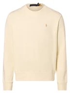 Bluzy męskie - Polo Ralph Lauren Męska bluza nierozpinana Mężczyźni Bawełna żółty|biały jednolity, XL - miniaturka - grafika 1