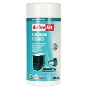 Środki i akcesoria czyszczące do komputerów - ActiveJet Chusteczki czyszczące 100szt. AOC-301 - miniaturka - grafika 1
